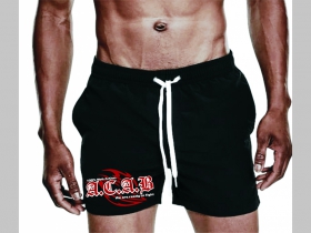 A.C.A.B. - plavky s mot&iacute;vom - plavkov&eacute; p&aacute;nske kraťasy s pohodlnou gumou v p&aacute;se a &scaron;n&uacute;rkou na dotiahnutie vhodn&eacute; aj ako klasick&eacute; kraťasy na voľn&yacute; čas